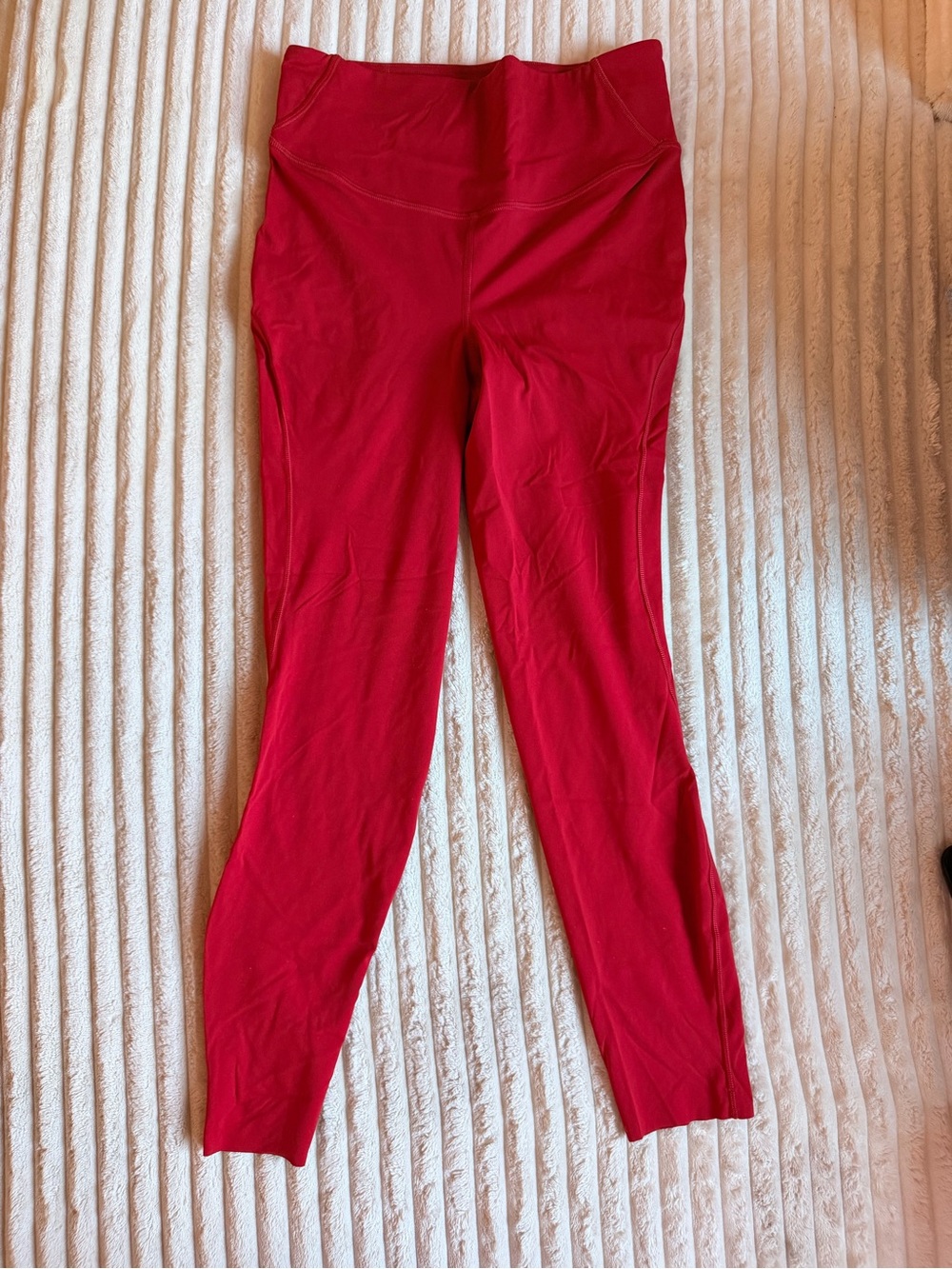 lululemon athletica Bright Red High-Waist Leggings